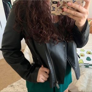 New York & Co. Leather Jacket